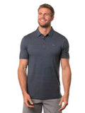 TravisMathew The Heater Polo - Vintage Indigo/Black