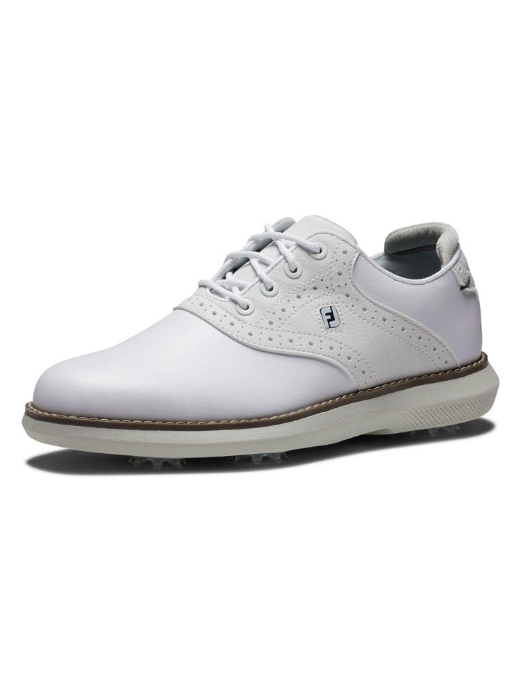 FootJoy Junior Traditions Golf Shoes - White