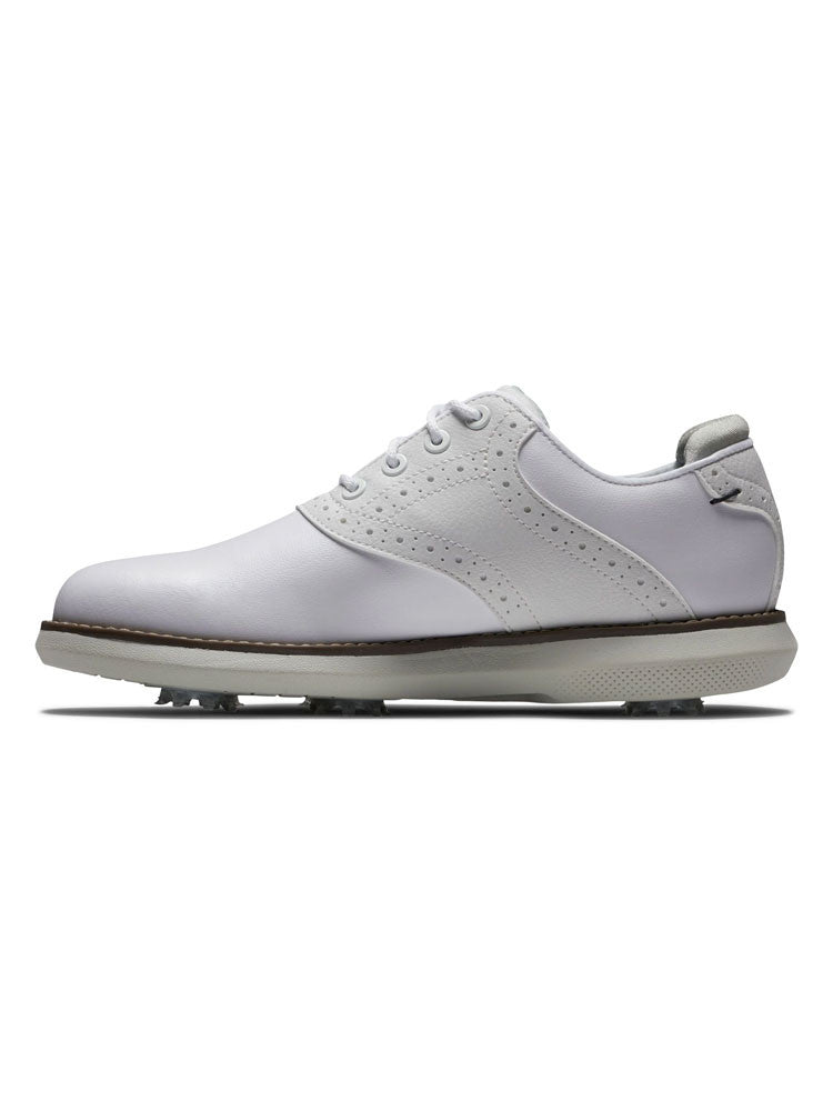 FootJoy Junior Traditions Golf Shoes - White