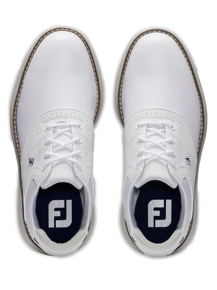 FootJoy Junior Traditions Golf Shoes - White