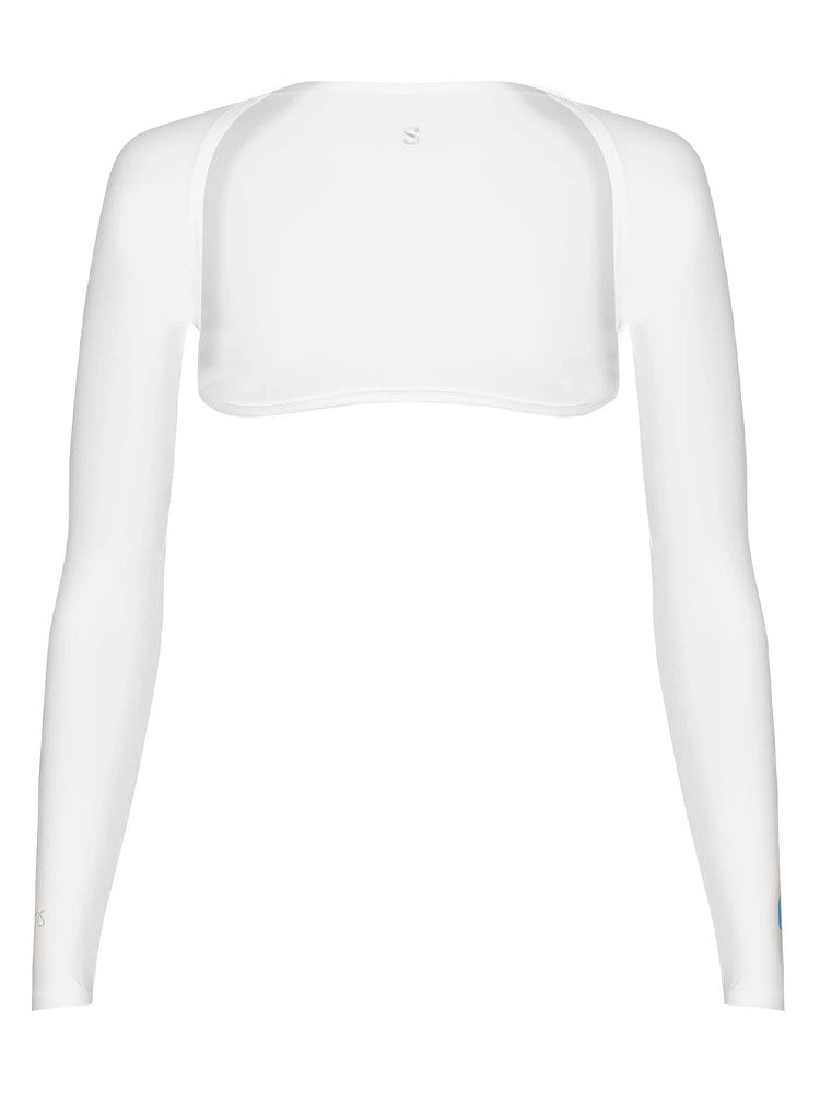 SParms Sun Protection Shoulder Wrap (Shawl) - White