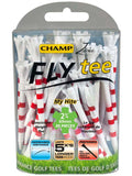 CHAMP FLYtee MyHite 30 Pack 2.75 Inches White/Red